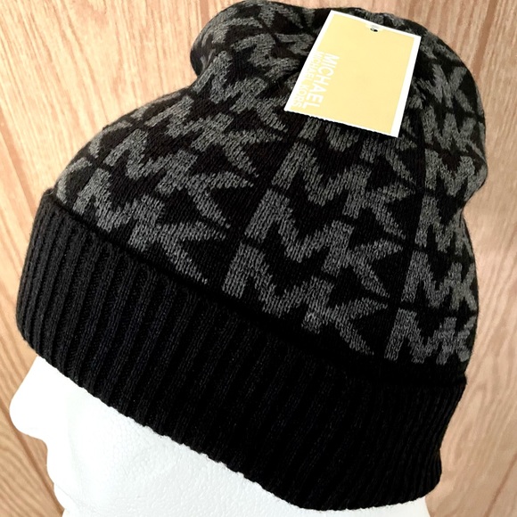 MICHAEL Michael Kors Other - Michael Michael Kors Winter Lightweight Ribbed Cuffed Beanie Hat Acrylic Blend